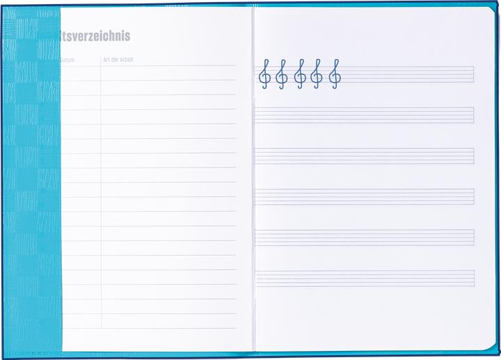 Actual product image HERMA Booklet protector, DIN A5, made of PP, covered in turquoise (A5)