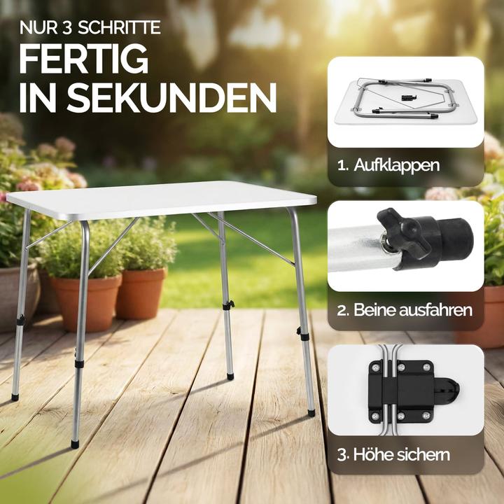 Actual product image Casaria Folding camping table