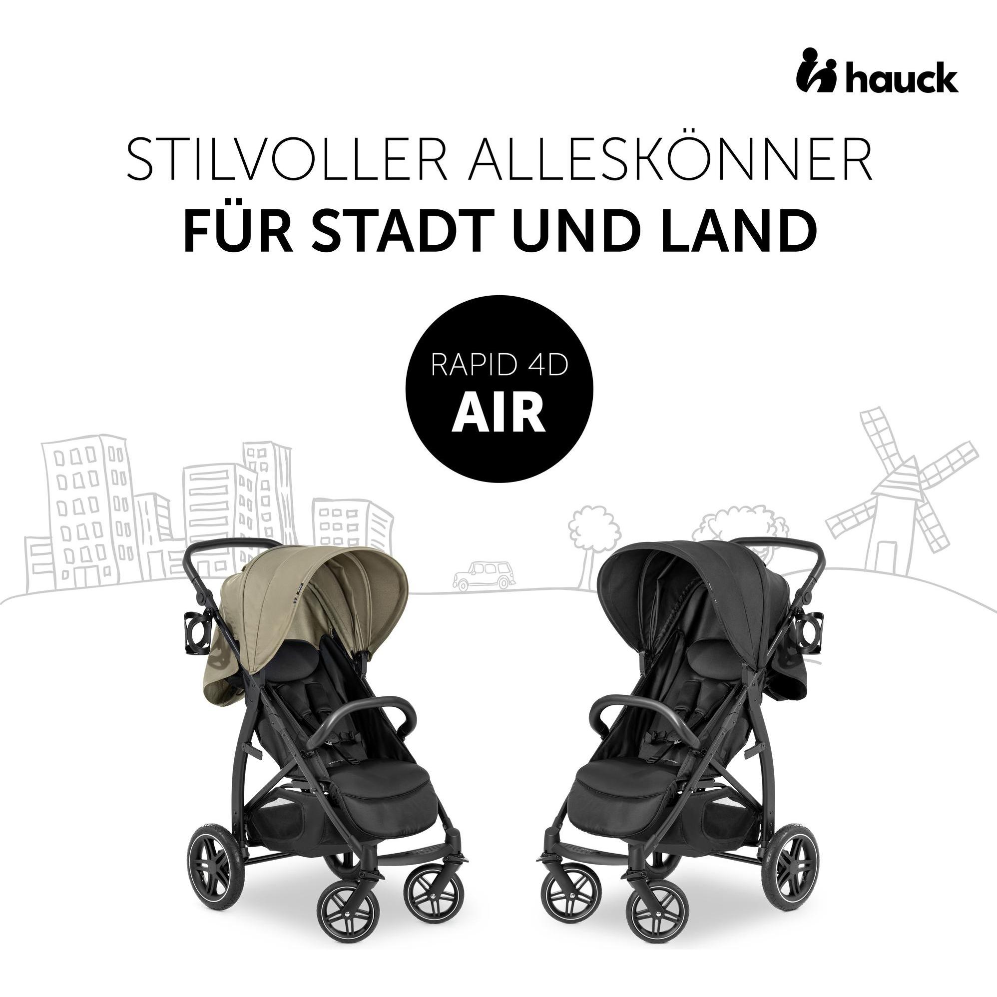 Thumbnail - Hauck, Kinderwagen, Rapid 4D Air Olive