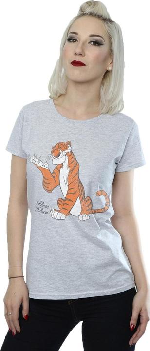 Actual product image Disney Womens/Ladies The Jungle Book Classic Shere Khan Cotton T-Shirt (L)