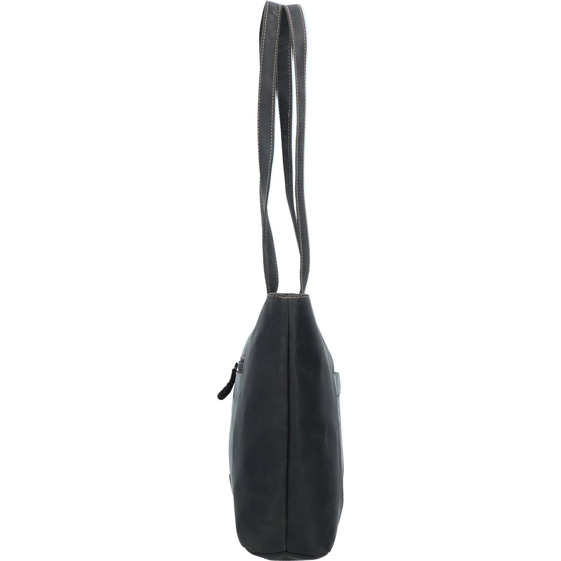 Thumbnail - Jack kinsky, Handtasche, Baltimore 18 Schultertasche Leder 34 cm, Grau