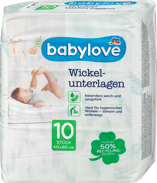 Actual product image dm babylove Changing pads