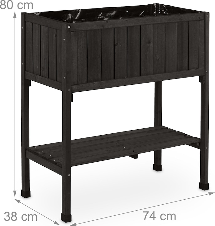 Actual product image Relaxdays Raised bed