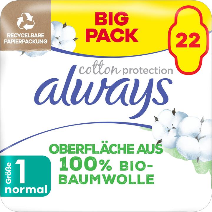 Image du produit Always Protection du coton (22 x, Tampons sanitaires)
