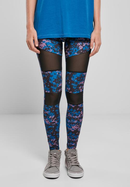 Actual product image Urban Classics Ladies Camo Tech Mesh Leggings (XS)