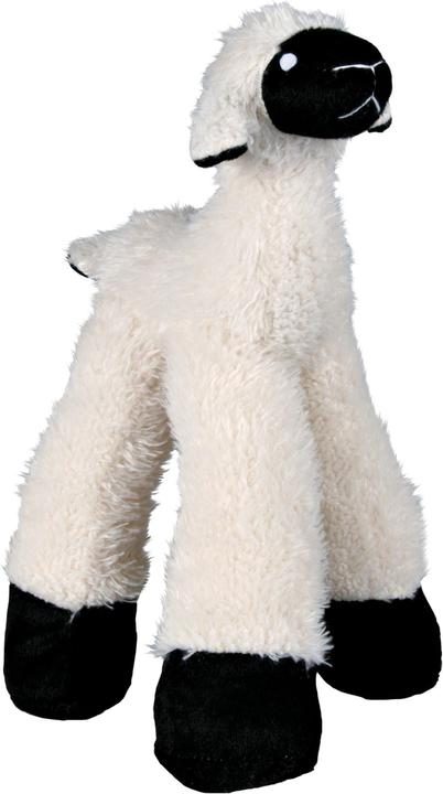 Produktbild Trixie Schaf langbeinig 30cm mit Quietscher & Rassel (Plüschspielzeug Hund)