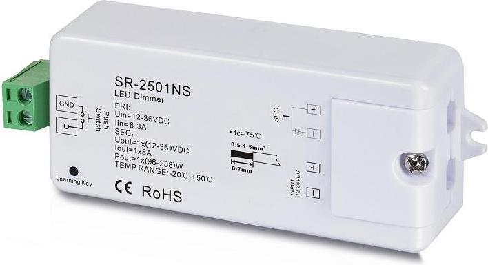 Produktbild Sunricher RECEIVER LED STRIP 12-36V 1X8A SR-2501NS (18 cm)