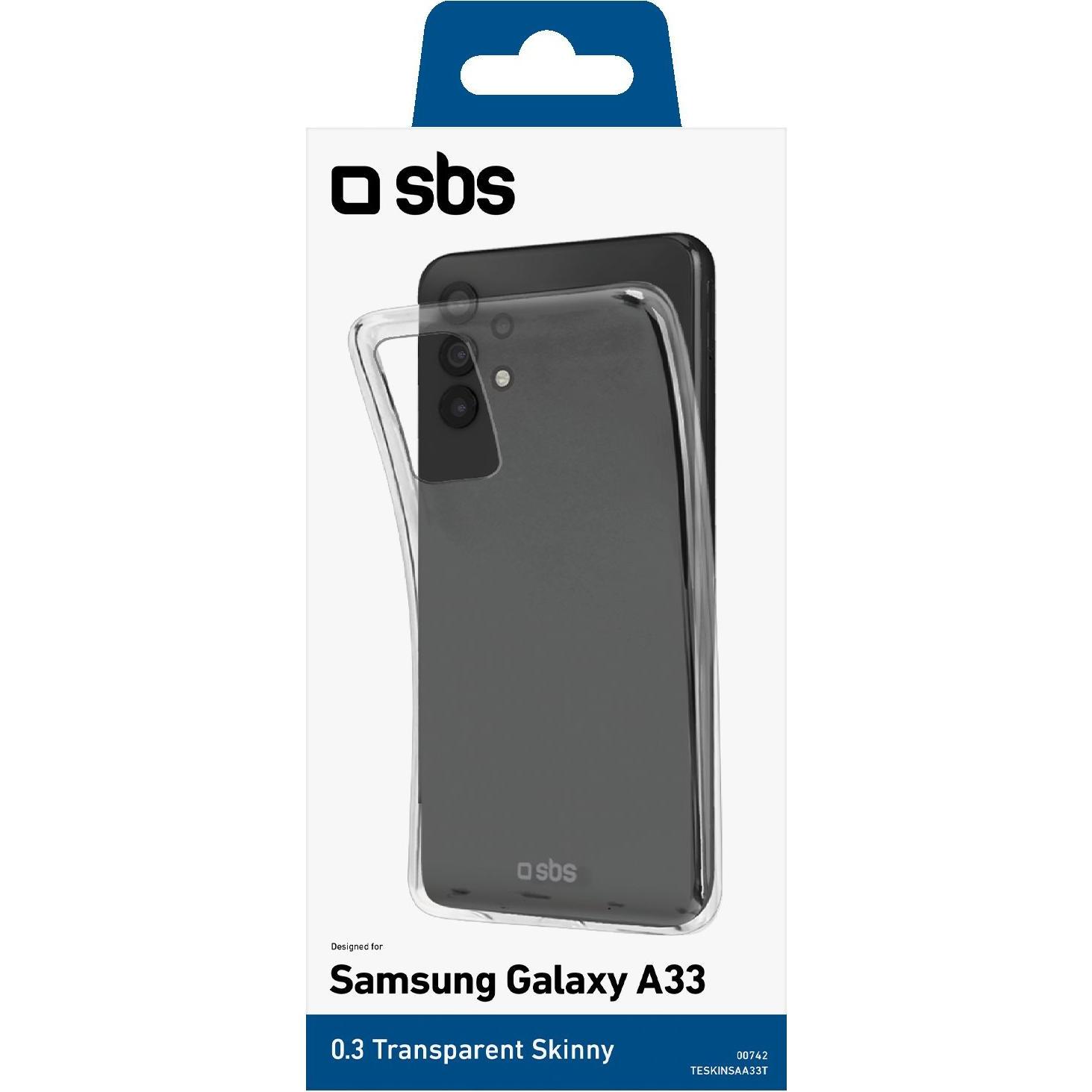 Thumbnail - SBS Skinny Cover for Samsung Galaxy A33, transparent (Samsung Galaxy A33), Smartphone Hülle, Transparent