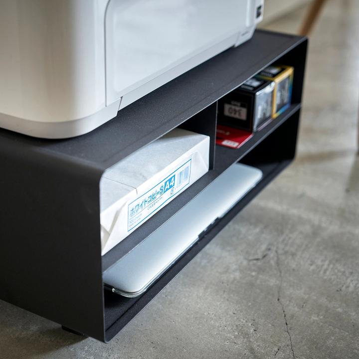 Produktbild Yamazaki Drucker-Regal mit Rollen TOWER (48 x 37 x 19 cm)