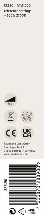 Produktbild Paulmann Kolben (B15d, 1055 lm, 1x)