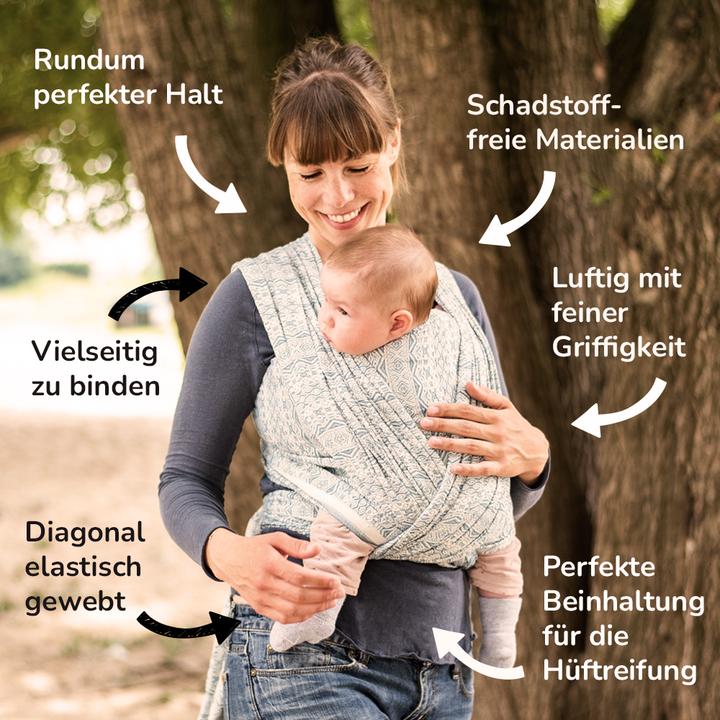 Produktbild Didymos Babytragetuch Uni/Double (4.70 m)