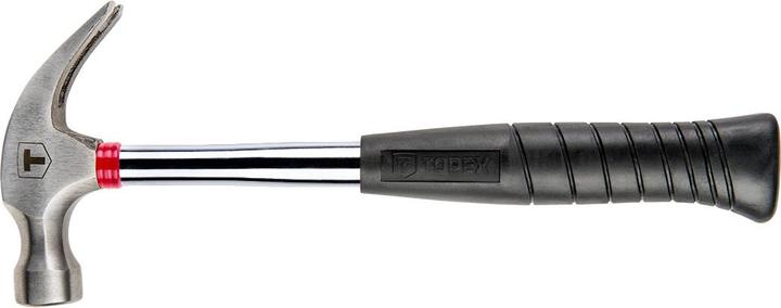 Topex Marteau de charpentier 450 g, manche métallique (450 g)