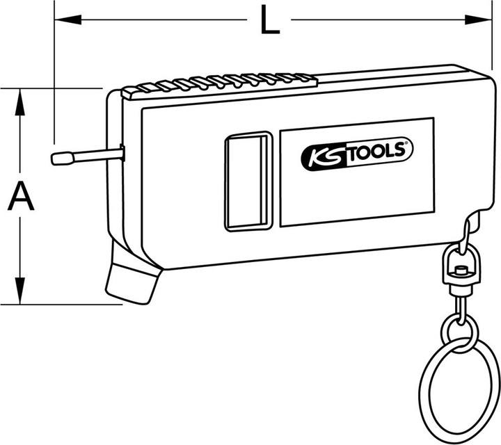 Produktbild KS Tools Digital Reifendruck- und Reifenprofil-Tiefenmesser
