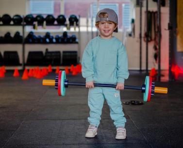 Produktbild Fitkidz Barbell & Bumper Plate Set