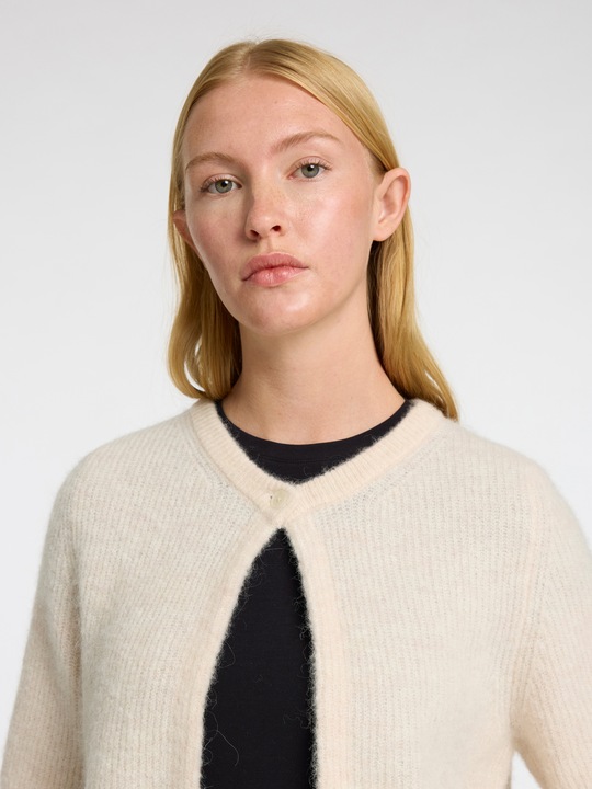 Produktbild Selected Femme Slfsia Ras 2/4 Rib Knit Cardigan Noos (M)