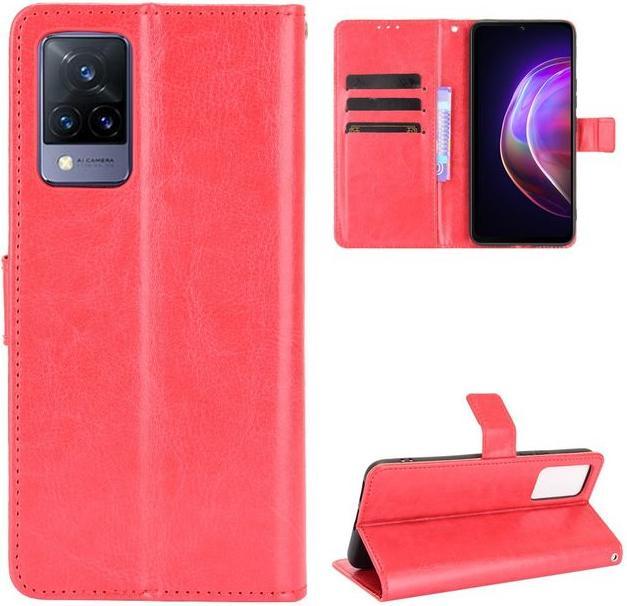 Actual product image MU Classic Crazy Horse III Leather Bookcover Series (vivo V21 5G)