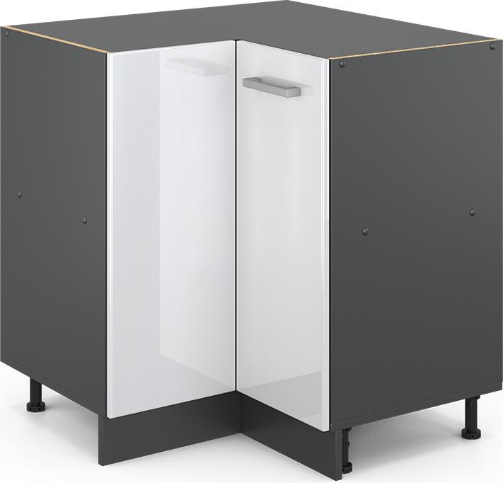 Anthrazit, Weiss, Weiss Hochglanz