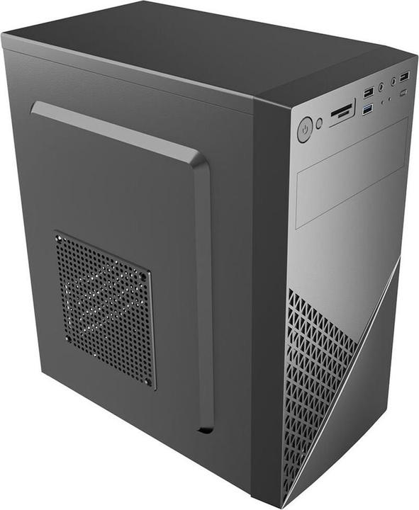 Produktbild Gembird Fornax K170 mATX computer case 2x USB 20 + 1x USB 30 + 1x USB type-C black (Mini-ATX)