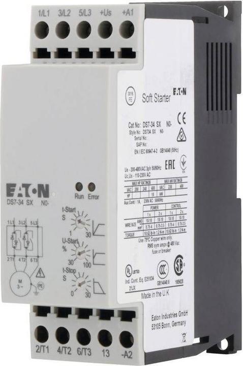 Immagine prodotto Eaton Avviatore dolce DS7 24Vac/dc 12A