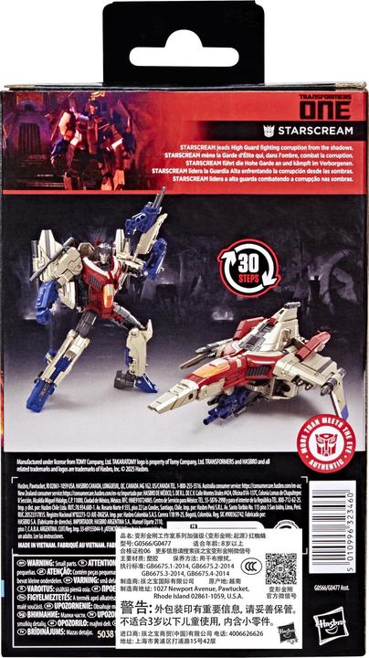 Produktbild Transformers Tra Gen Studio Series Dlx Tfone Starscre