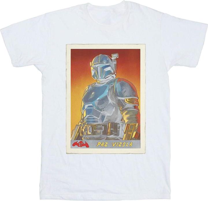 Produktbild Star Wars The Mandalorian Paz Vizla Card TShirt Jungen (140, 146)