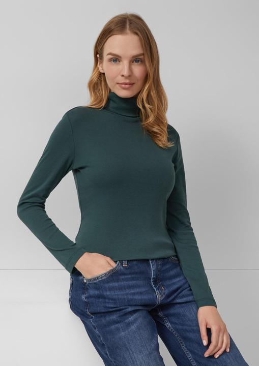Produktbild s.Oliver T-Shirt Longsleeve im Slim Fit mit Rollkragen (36)