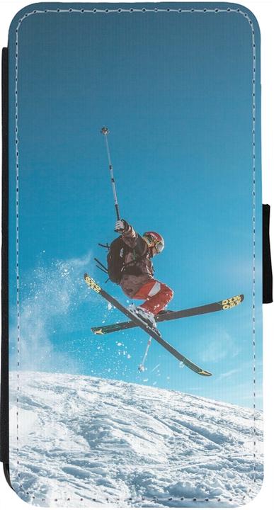 Image du produit PhoneLook Coque Wallet noir Winter 22 Ski Jump (Apple iPhone 12)