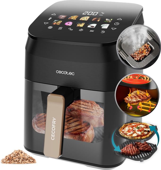 Produktbild Cecotec Cecofry&Grill Smokin' 4500, black