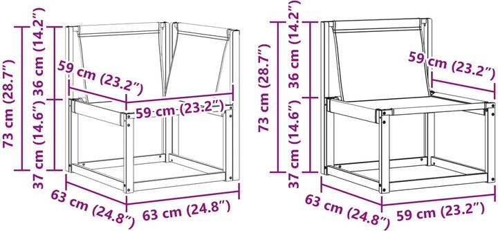 Produktbild vidaXL Outdoor-Sofagarnitur