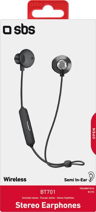 Actual product image SBS BT701 Wireless Metal Earphones (5 h, Wireless)