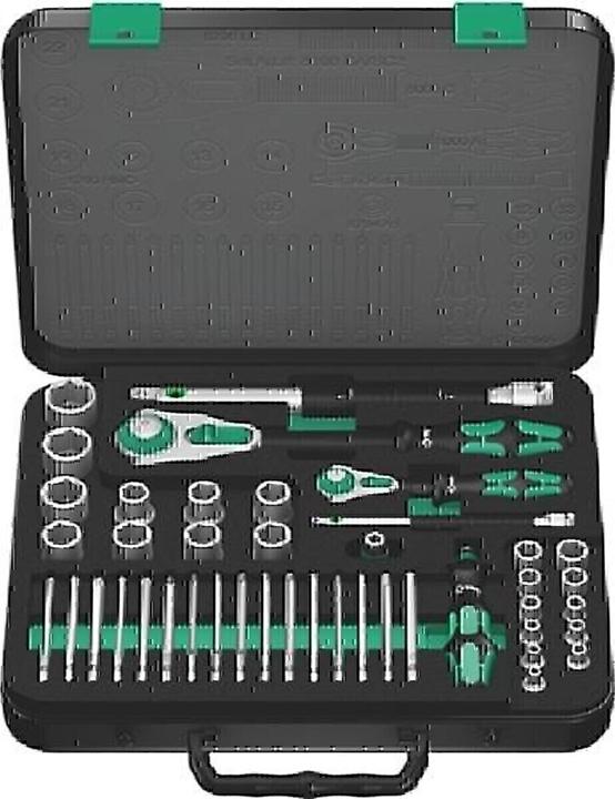 Produktbild Wera 8100 SA/SC 2 Zyklop Speed-Knarrensatz (19 mm, 6 mm, 12 mm, 24 mm, 14 mm, 22 mm, 16 mm, 23 mm, 10  mm, 21 mm, 18 mm, 7 mm, 17 mm, 11 mm, 5 mm, 15 mm, 8 mm, 9 mm, 13 mm, 20 mm, 4 mm)