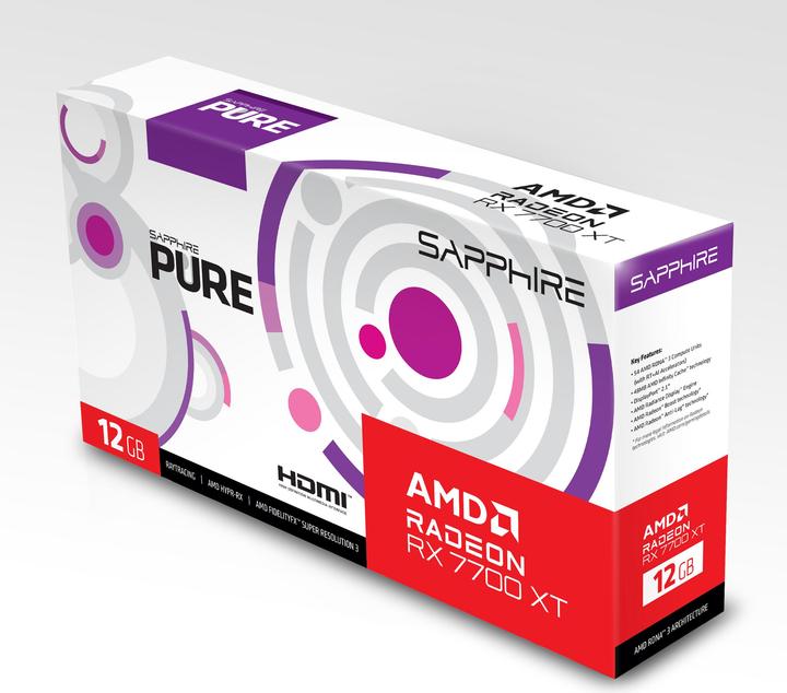Produktbild Sapphire Pure RX 7700 XT (12 GB)
