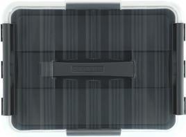 Produktbild Sunware Q-Line Aufbewahrungsbox mit Einsatz 15 Liter (40 x 18 x 30 cm, 15 l)