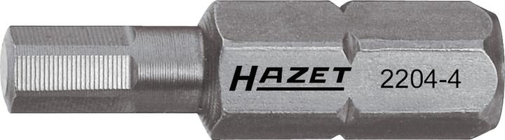 Produktbild HAZET Bit 2204-7 ∙ Sechskant6,3 (1/4 Zoll) ∙ Innen Sechskant Profil ∙ 7 mm (Innensechskant)
