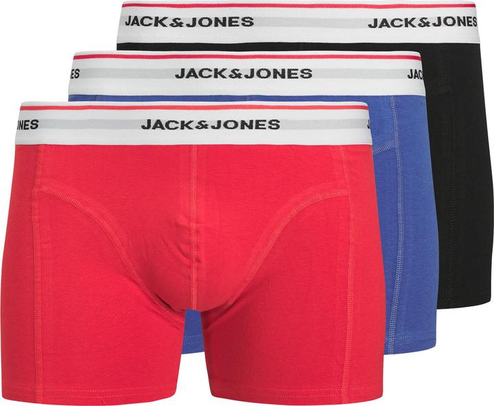 Actual product image Jack & Jones Jackayden Solid Trunks 3 Pack Sn (S, pack of 3)