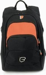 Actual product image Fusion F1 Laptop Backpack Bag Black/Orange (Electric guitar)