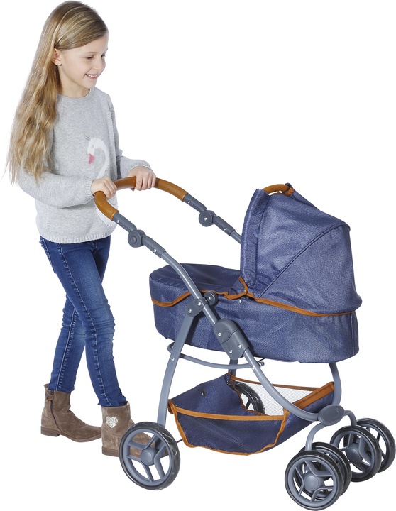 Produktbild Knorrtoys Puppenwagen Coco - dark blue