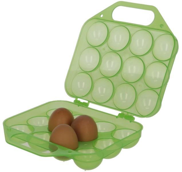 Actual product image Kerbl Egg Storage Plastic for 12 Eggs Green". (3.38 l)