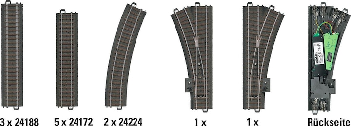Image du produit Märklin Coffret de complément numérique en voie C D2 (Piste H0)