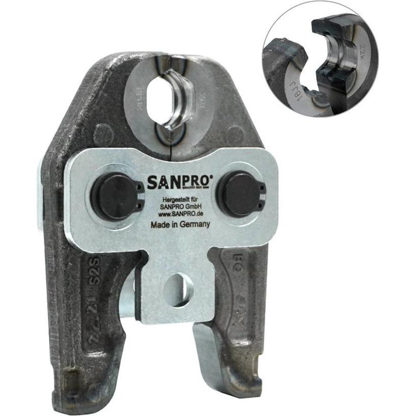 Sanpro, Zange, - V - Profil Pressbacke / Presszange, Grösse V 28
