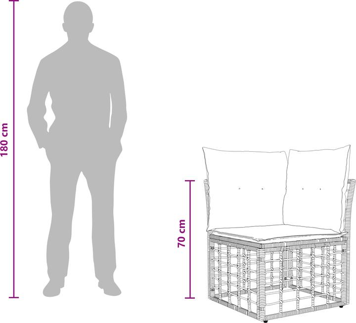 Image du produit vidaXL Outdoor-Sofa