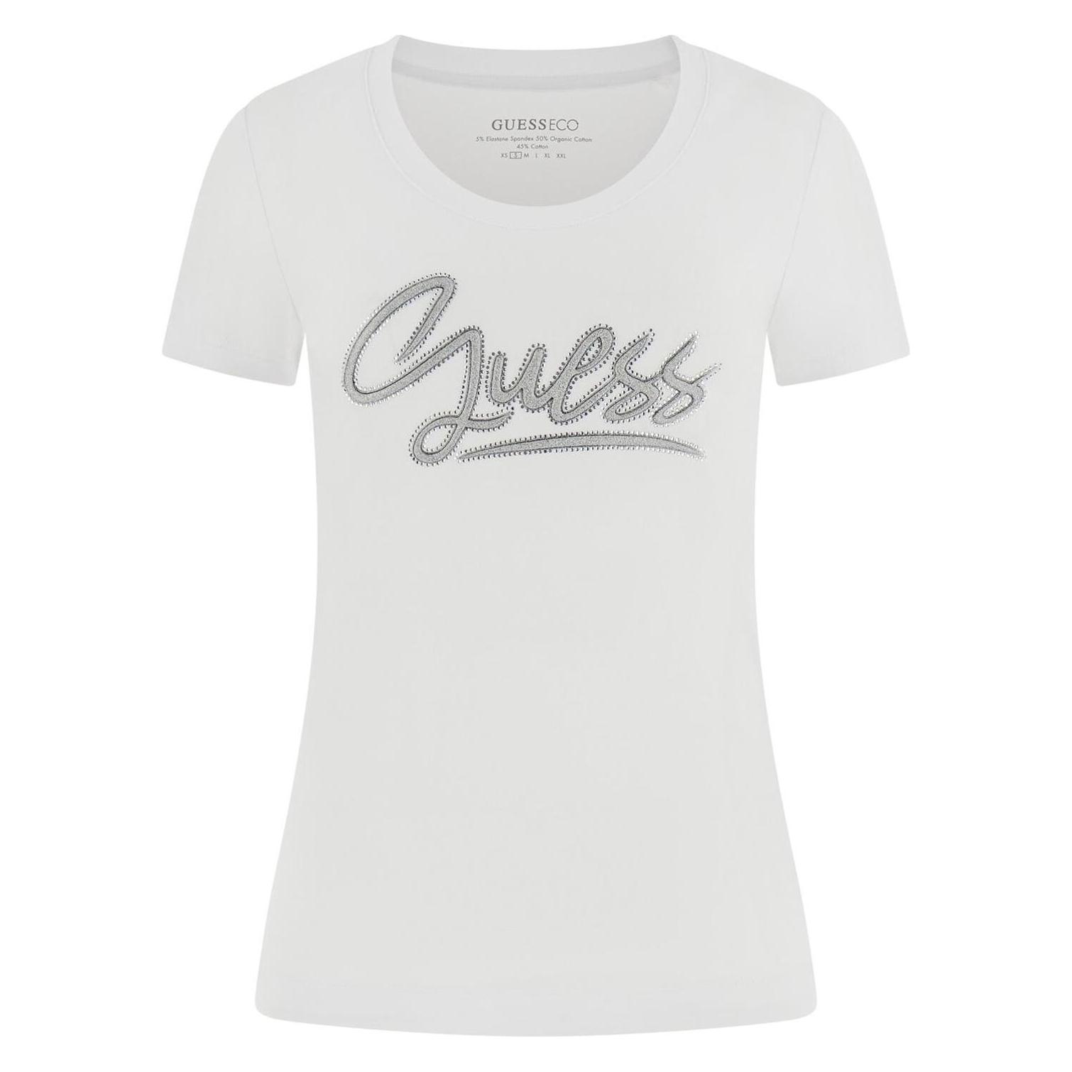 Guess, Damen, Shirts, W6RI24J1314, Weiss, (L)