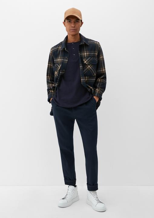 Produktbild s.Oliver T-Shirt Sweater mit Henleyausschnitt (S)