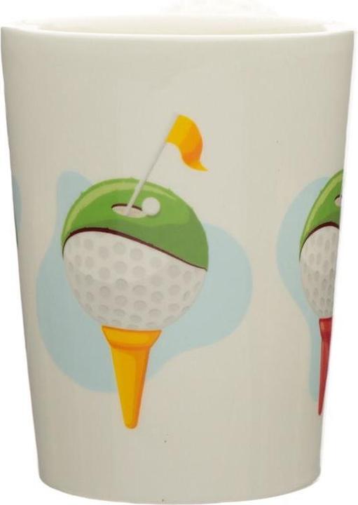 Immagine prodotto Puckator Tazza con manico a forma di pallina da golf e tee in ceramica dolomitica (300 ml, 1 x)