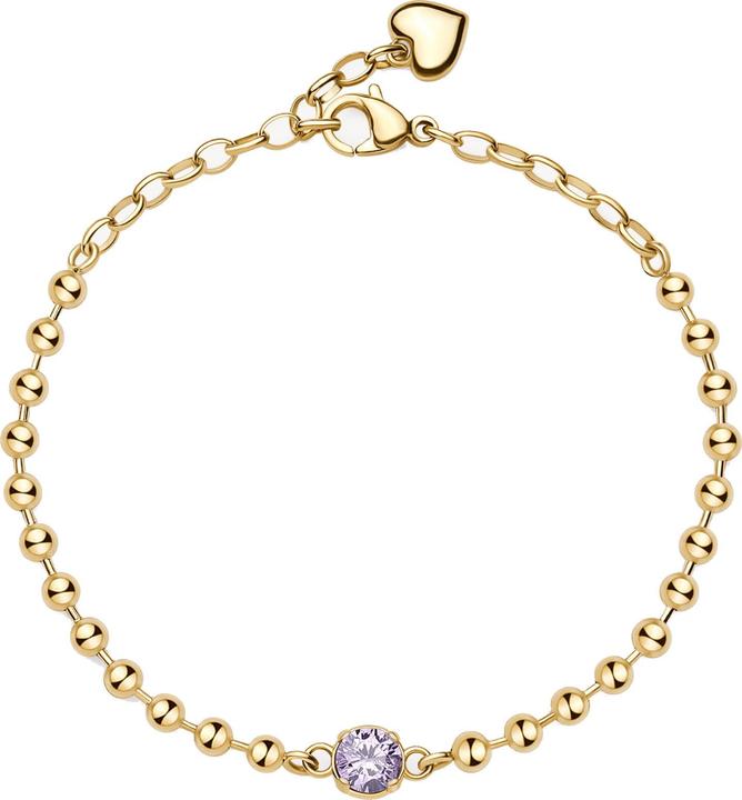 Immagine prodotto Brosway Desideri BEI086 bracciale a sfera placcato oro con zircone (Acciaio inossidabile)