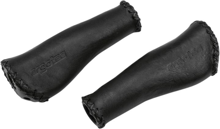 Ergotec Griffe, MONACO Kraton/Leder Griff-Ø: 22 Länge:135/135 schwarz