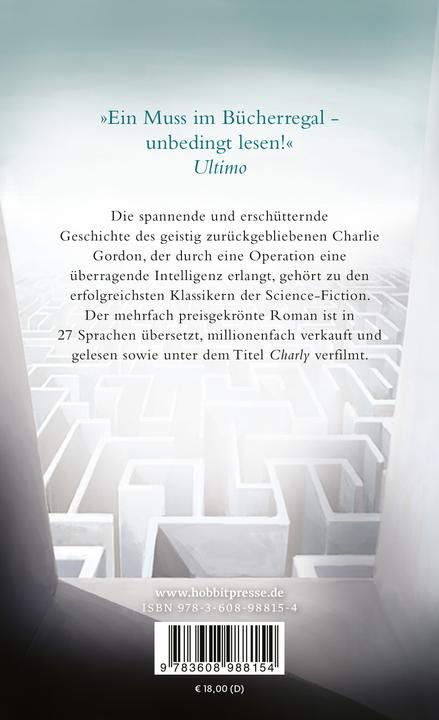 Actual product image Blumen für Algernon (German, Daniel Keyes, Eva-Maria Burgerer, 2024)