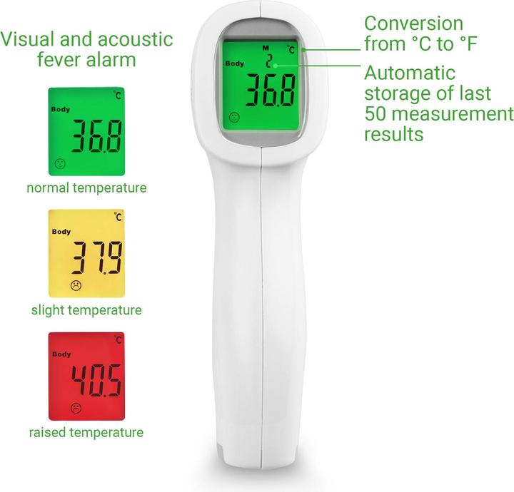 Actual product image Medisana TM A79 Infrared (Forehead, Non-contact)