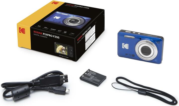 Immagine prodotto Kodak Pixpro FZ55 (5.1 - 25.5 mm, 16.35 Mpx, 1/2,3'')