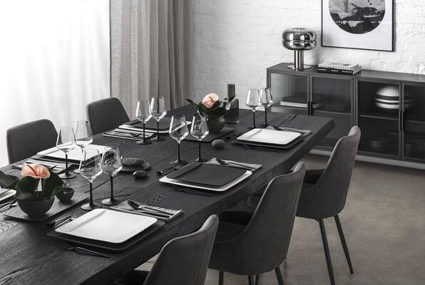 Productafbeelding Villeroy & Boch The Rock vlakke plaat, zwarte leisteen, lengte: 325 mm